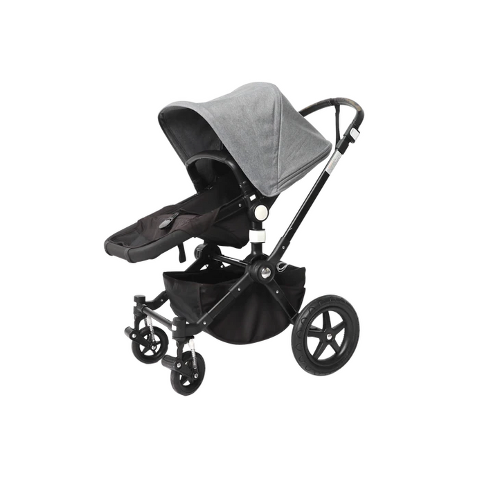 Shop Bugaboo Cameleon3 Stroller, 2018, Black, Grey Melange, Grey Melange at GoodBuy Gear