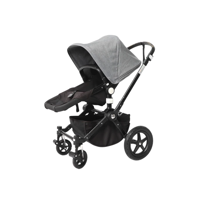 Bugaboo Cameleon3 Stroller, 2018, Black, Grey Melange, Grey Melange Bugaboo Cameleon3 Stroller, 2018, Black, Grey Melange, Grey Melange