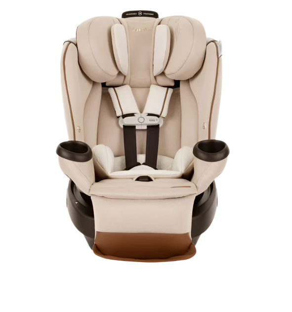 Evenflo Gold Revolve 360 Extend All-in-one Rotational Car Seat With SensorSafe, Champagne, 2025
