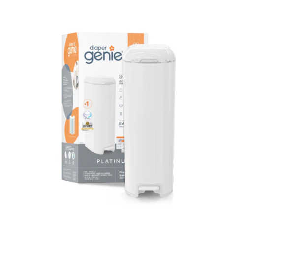 Shop Diaper Genie Platinum Diaper Pail, White at GoodBuy Gear