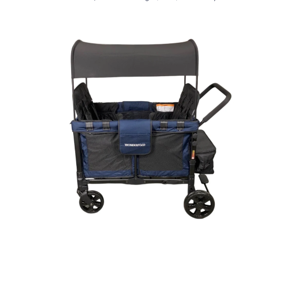 Wonderfold W4 Multifunctional Quad Stroller Wagon, 2023, Noble Navy