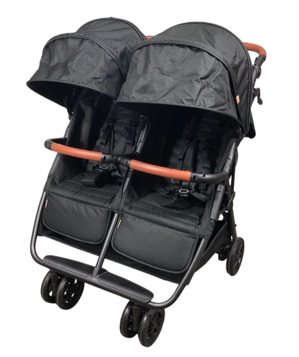 Zoe The Twin V2 Double Stroller, Black, 2025