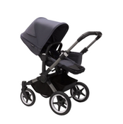 Shop Bugaboo Donkey 5 Mono Stroller, Graphite, Stormy Blue, Stormy Blue, 2025 at GoodBuy Gear