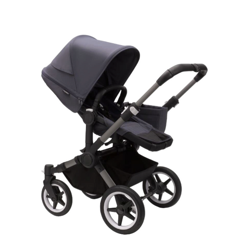 Shop Bugaboo Donkey 5 Mono Stroller, Graphite, Stormy Blue, Stormy Blue, 2025 at GoodBuy Gear