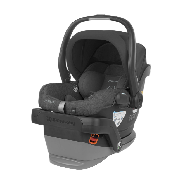 UPPAbaby MESA V2 Infant Car Seat, 2023, Greyson (Charcoal Melange)