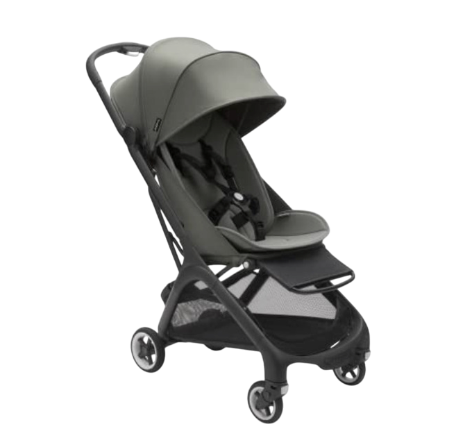 Bugaboo Butterfly Stroller, 2025, Black, Forest Green, Forest Green