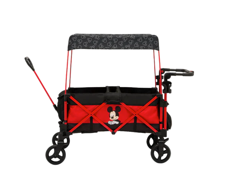 Delta Children Disney Mickey Mouse Stroller Wagon, 2 Seater
