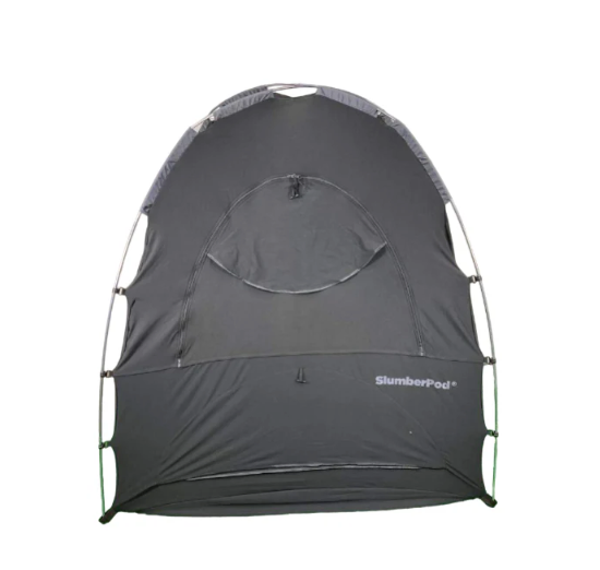 Shop SlumberPod 3.0 Sleep Canopy with Fan, Black with Gray Accents at GoodBuy Gear