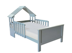 Shop Little Partners Lil' House Toddler Bed, Silver Drop at GoodBuy Gear