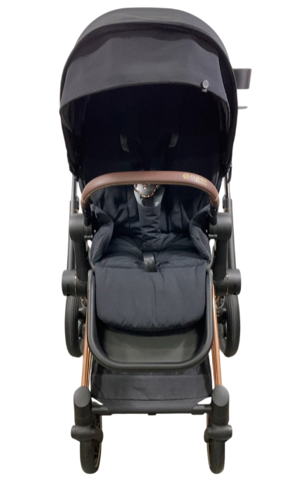 Cybex Priam4 Stroller, 2023, Deep Black, Rose Gold
