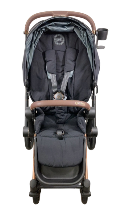 Cybex Priam4 Stroller, 2023, Deep Black, Rose Gold