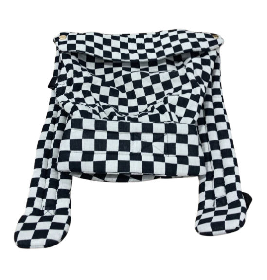 Mabē The Monarch Carrier, Ebony Check