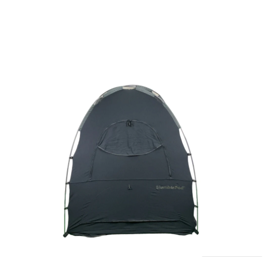SlumberPod 3.0 Sleep Canopy, Black with Gray Accents