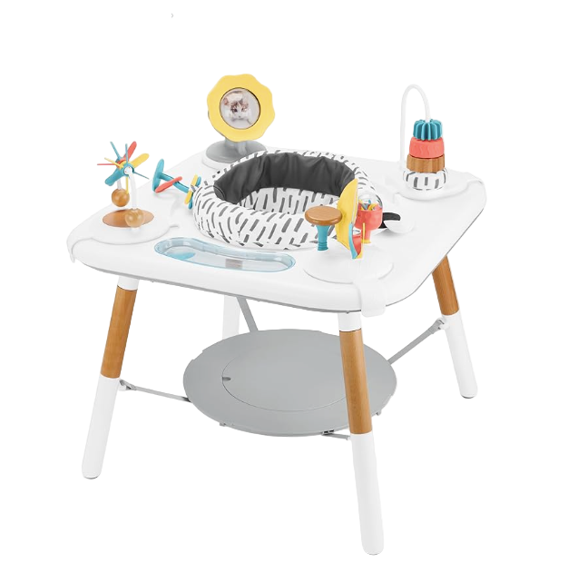 Skip Hop Discoverosity Montessori-Inspired 3-Stage Activity Center & Play Table, with Toy Gift Set