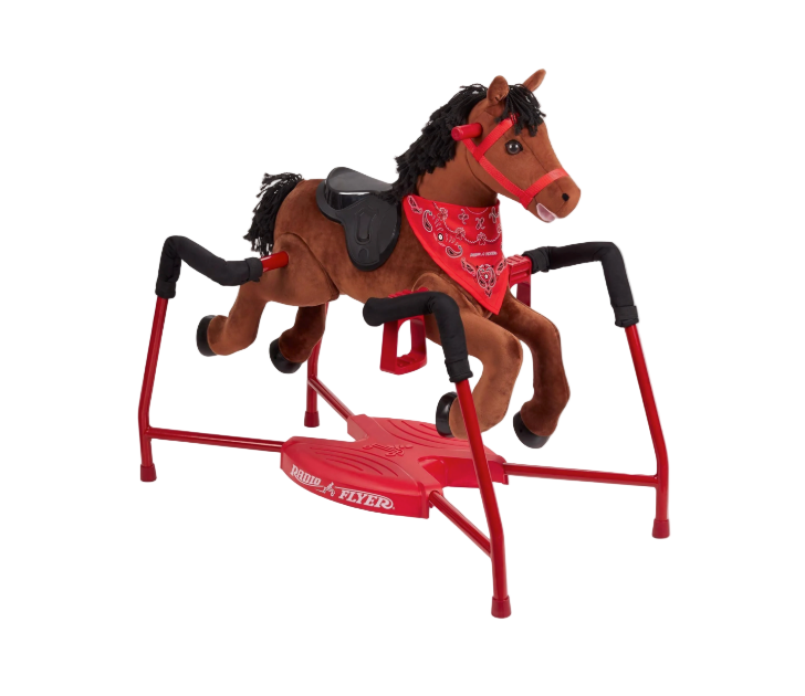 Radio Flyer Chestnut Plush Interactive Riding Horse