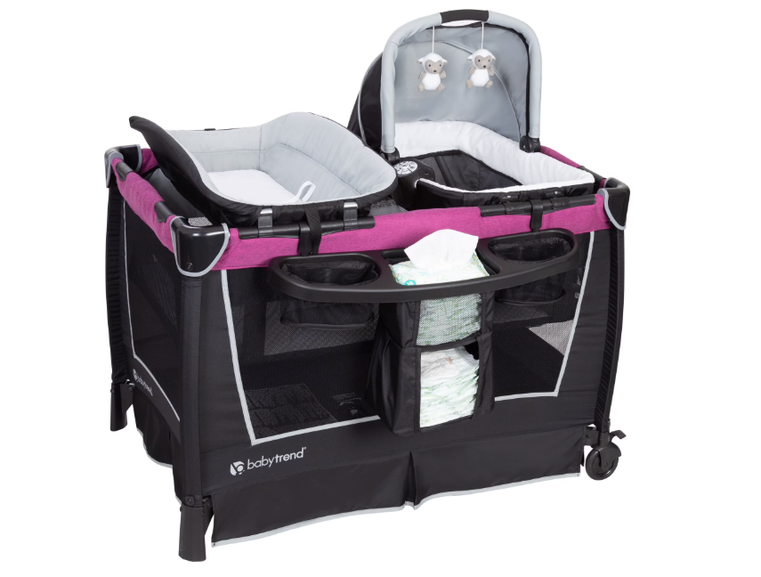 Baby Trend Retreat Nursery Center Playard, Mulberry