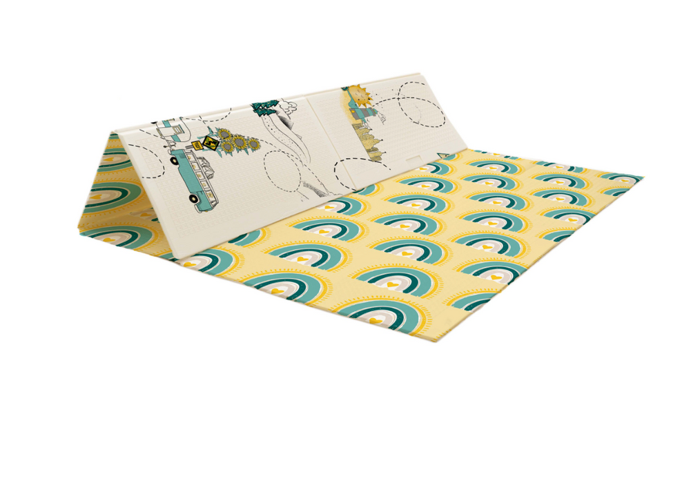 Jumpoff Jo Large Waterproof Foam Padded Playmat, Road Trip