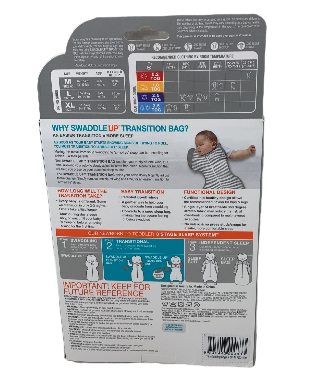 Love To Dream Swaddle Up Transition Original 1.0 Sleep Sack, Gray, Medium