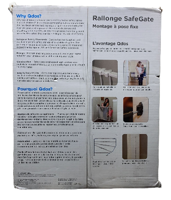 Qdos Extending SafeGate Hardware Mount, Slate