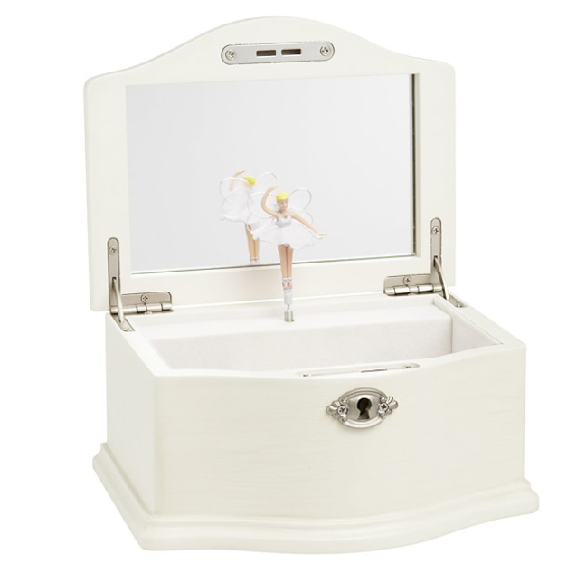 Shop Pottery Barn Kids Abigail Jewelry Box, Medium, Cream at GoodBuy Gear