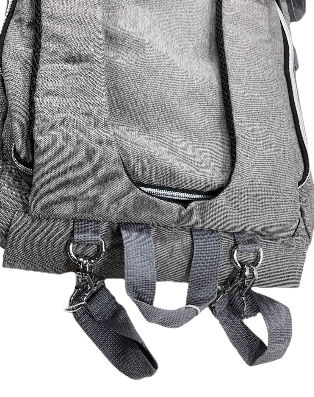 KeaBabies Explorer Diaper Backpack, Classic Gray