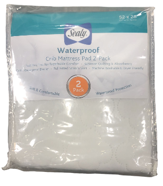 Sealy Waterproof Mattress Pad, 2 Pack