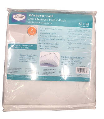 Sealy Waterproof Mattress Pad, 2 Pack