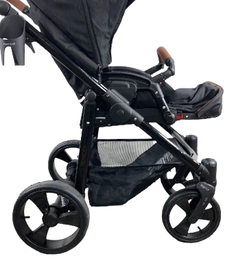 Venicci Gusto 2 in 1 Travel System, Black, 2018