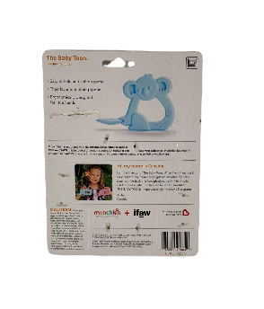 Munchkin The Baby Toon Silicone Teething Spoon, Mint Elephant