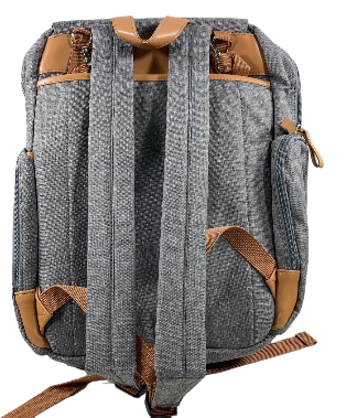 Parker Baby Co. Birch Bag Diaper Backpack, Gray