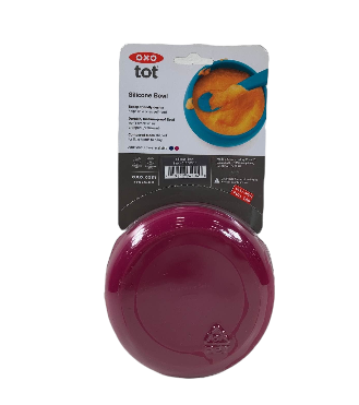 OXO Tot Silicone Bowl, Pink
