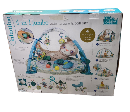 Infantino 4-in-1 Jumbo Activity Gym and Ball Pit