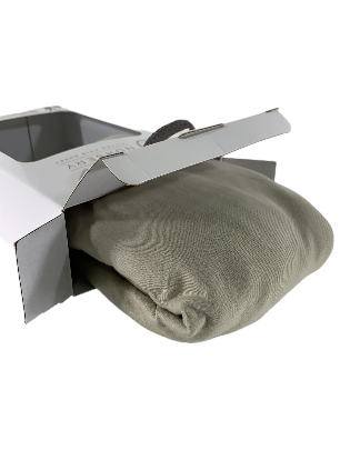 Shop Goumikids Fitted Crib Sheet, Storm Grey at GoodBuy Gear