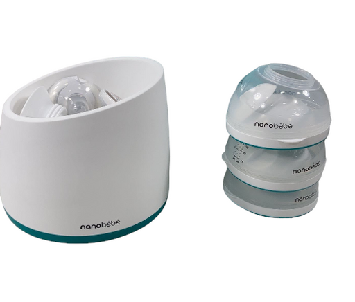 Shop Nanobébé Breastmilk Bottle Starter Set, Teal at GoodBuy Gear