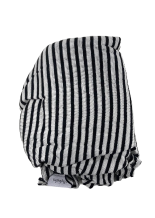 Solly Baby Swaddle, Black & Natural Stripe