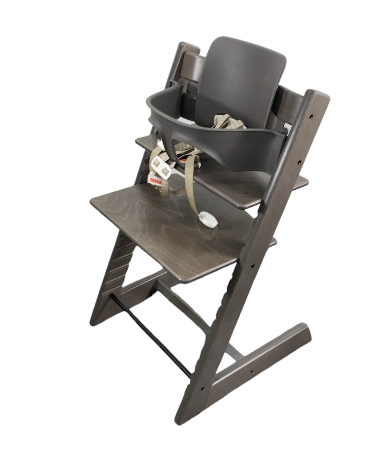 Stokke Tripp Trapp High Chair With Baby Set, Hazy Grey