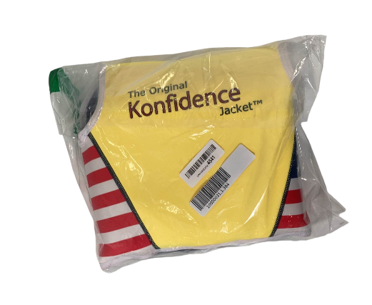 Konfidence Original Swim Jacket, Medium (3-5 years), Navy US Red Flag