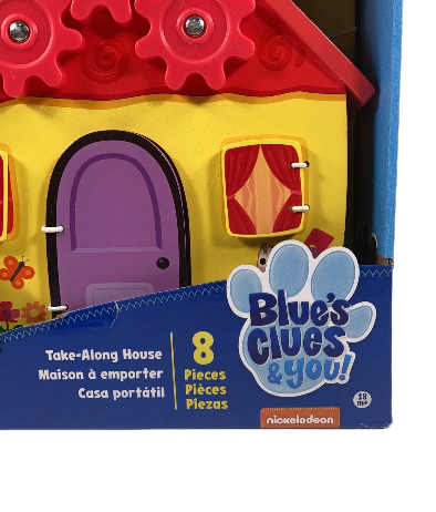 Melissa & Doug Blue's Clues & You! Wooden Take-Along House