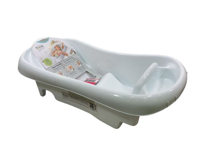 The First Years Sure Comfort Newborn To Toddler Tub, White