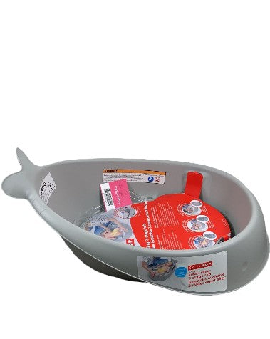 Skip Hop Moby Bath Smart Sling 3-Stage Bathtub, Grey