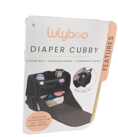 Lulyboo Diaper Cubby, Black