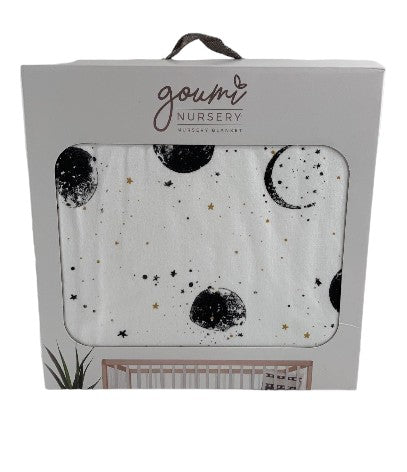Goumikids Nursery Blanket, Many Moons