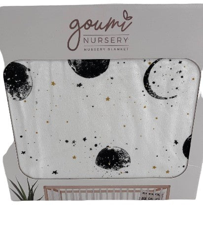 Goumikids Nursery Blanket, Many Moons