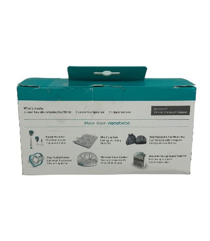 Shop Nanobébé Flexy Silicone Baby Bottles, Grey, 5oz, 3-Pack at GoodBuy Gear