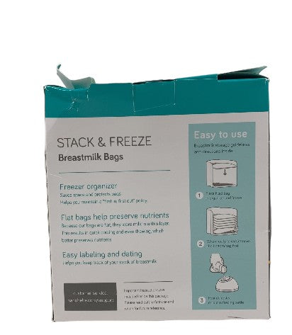 Nanobébé Breastmilk Storage Bags, 50 Count