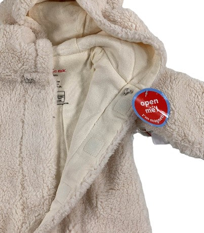 Magnificent Baby Little Bears Fleece Magnetic Pram, Cream, Newborn