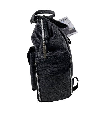 Baby Brezza Lucia Caddy Tray Diaper Bag, Graphite