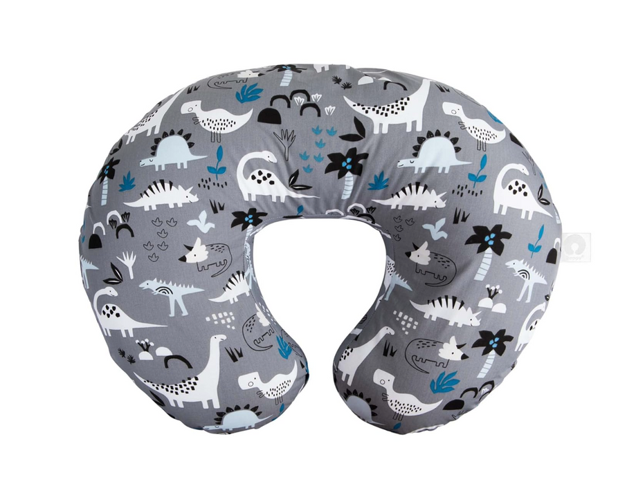 Boppy Nursing and Infant Support Pillow, Blue Dinosaurs