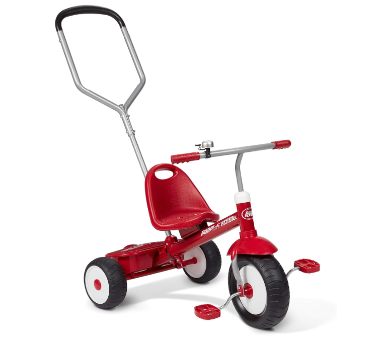 Radio Flyer Steer & Stroll Trike, Red