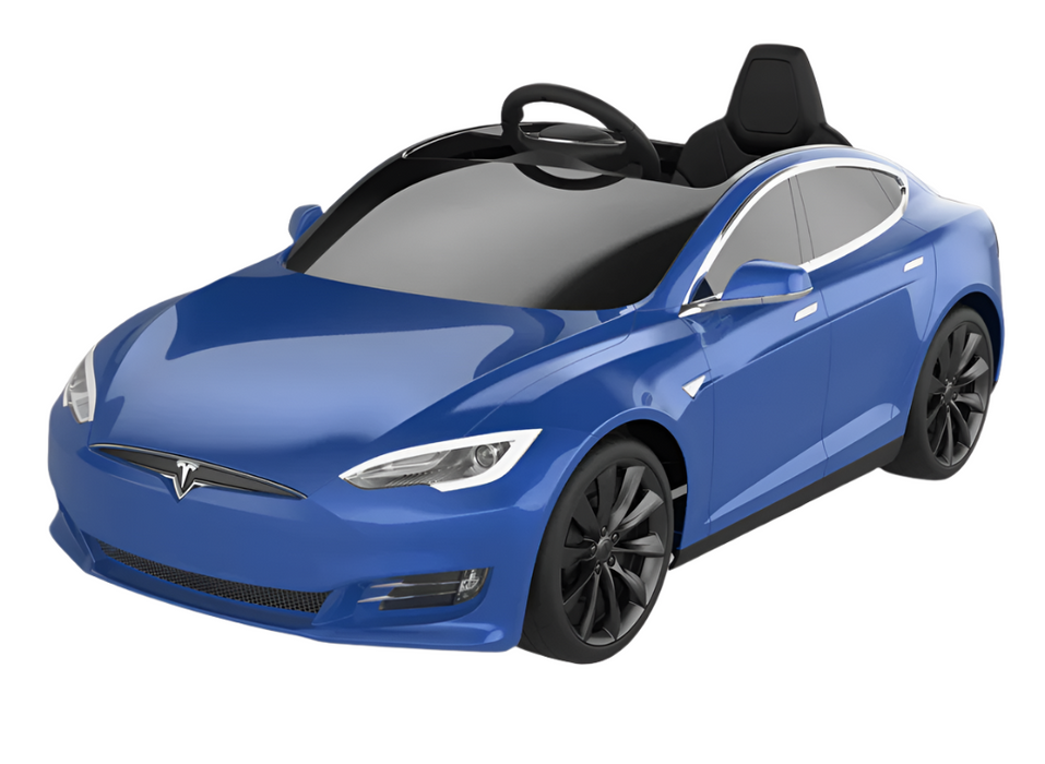 Radio Flyer Tesla Model S For Kids, Blue